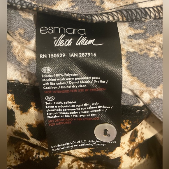 Esmara by Heidi Klum leopard mini dress - Picture 10 of 10